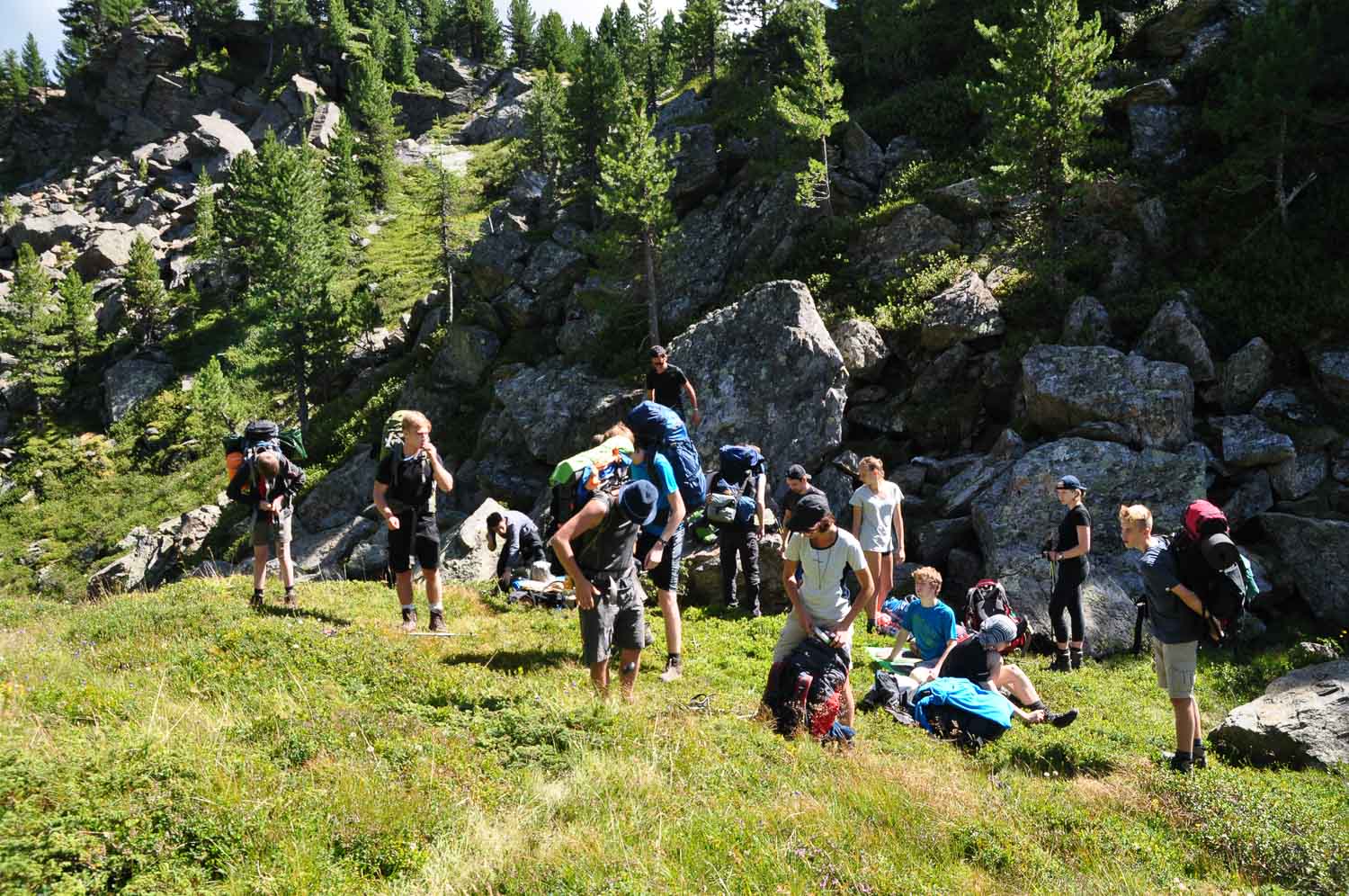 Mittagspause am Ruhetag - Tag 4