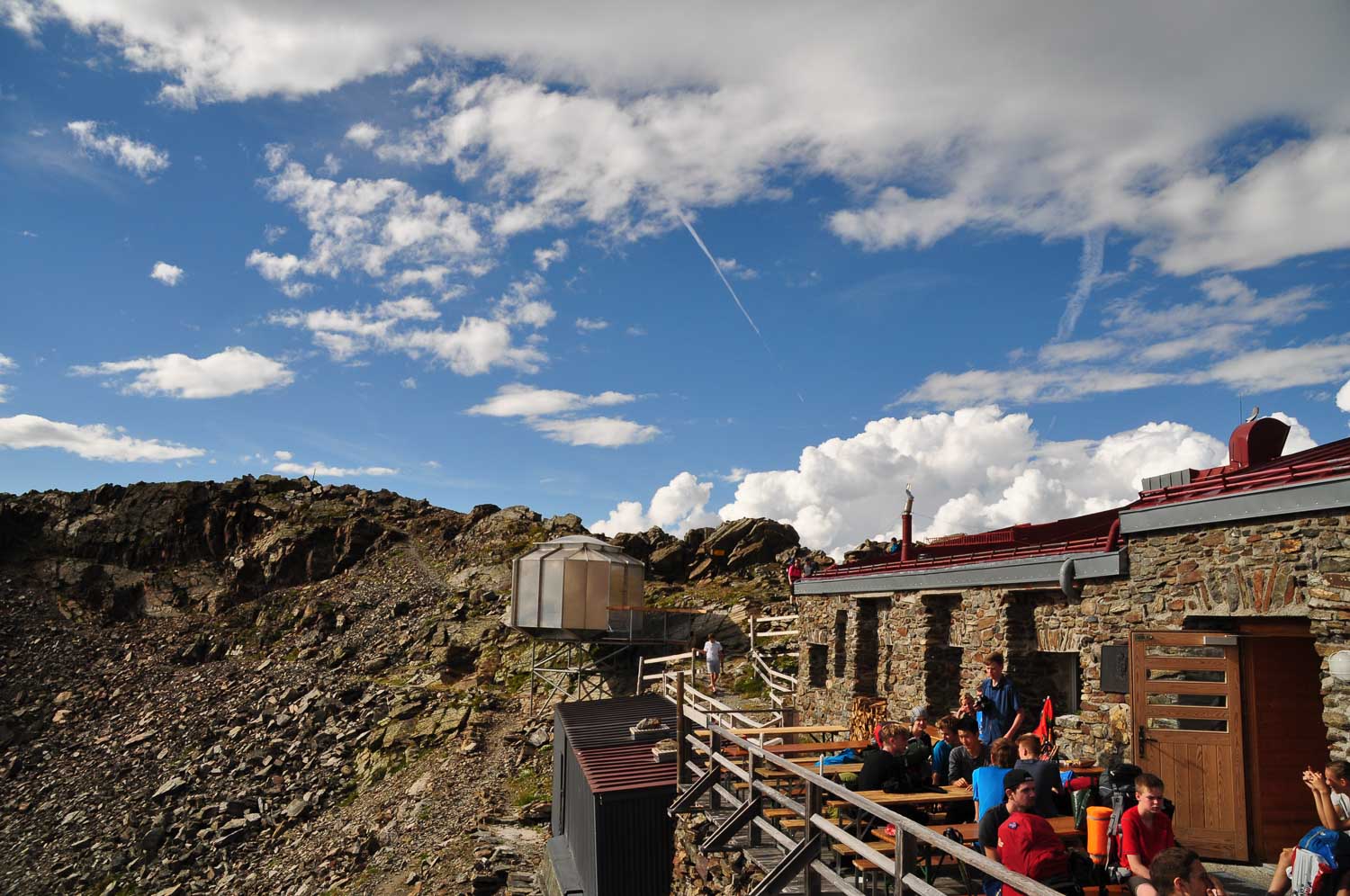 Glungezer Hütte knapp unter 3000m - Tag 4