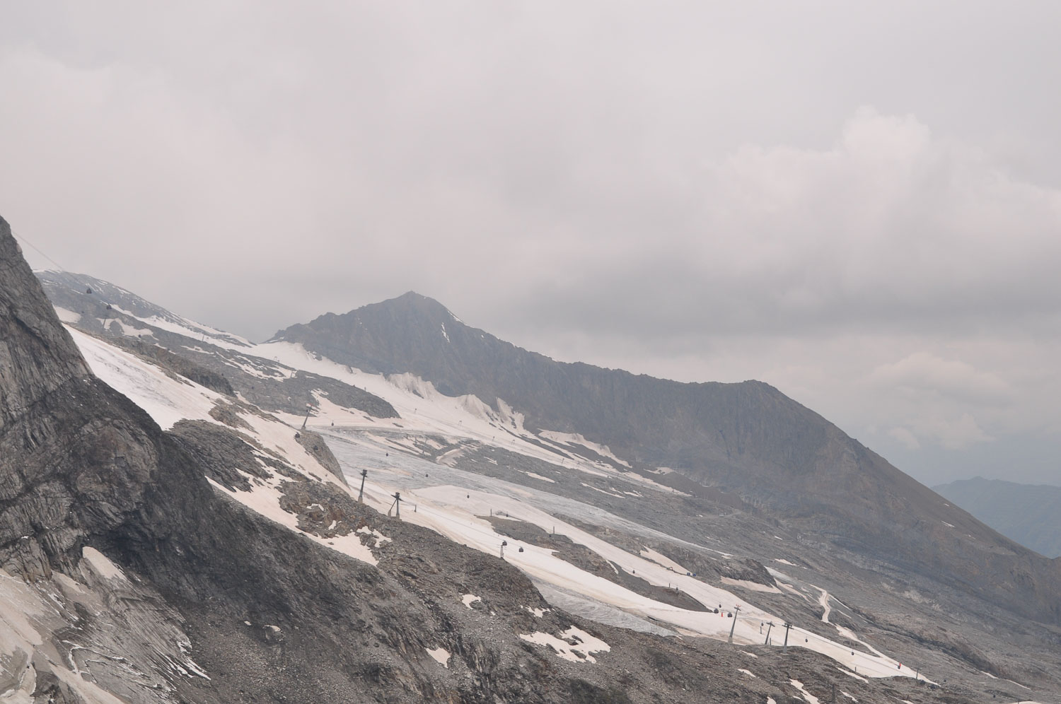 Skipiste auf dem Gletscher - Tag 7