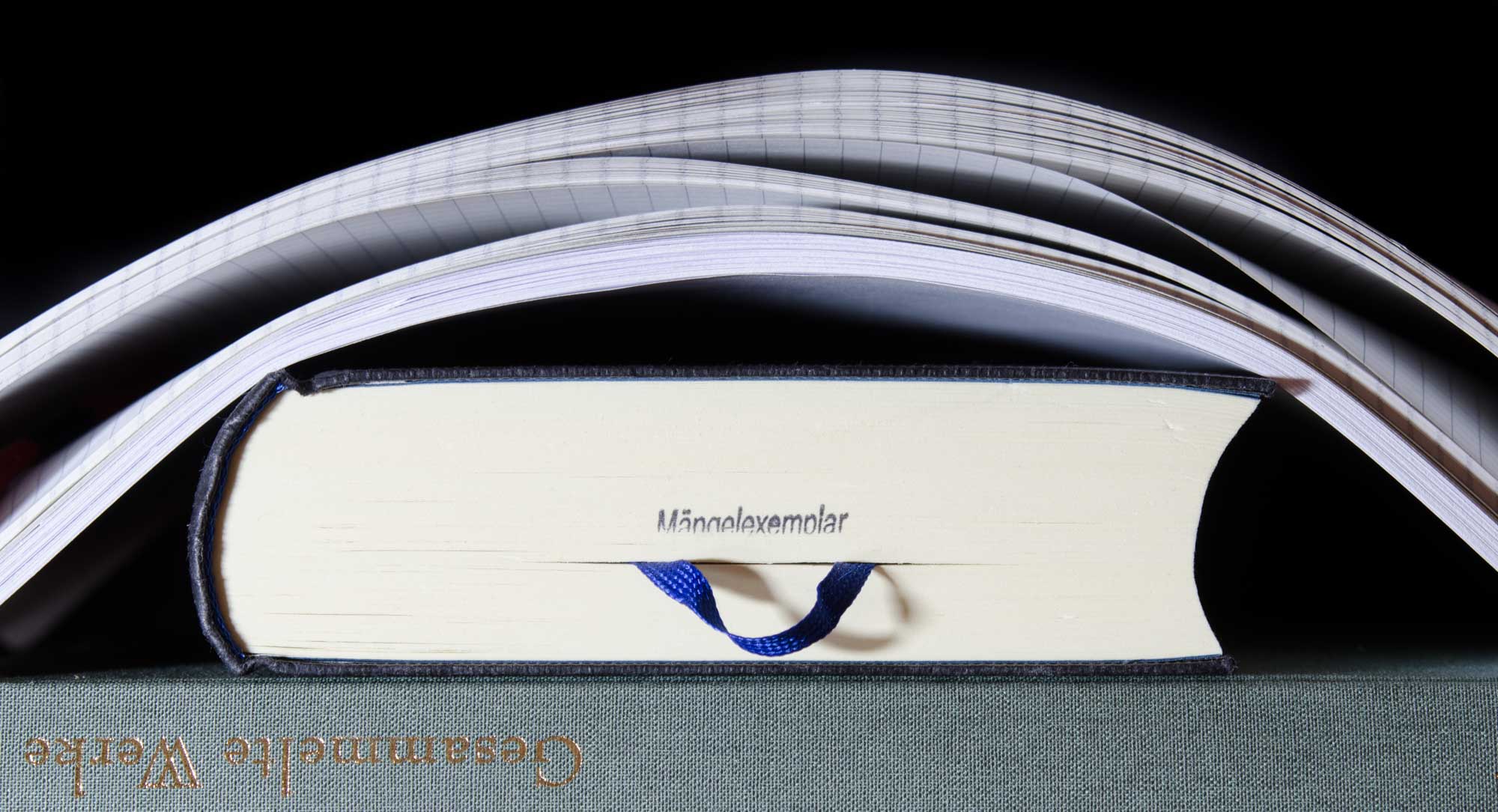 Mängelexemplar - Das Werk für die Tonne Buch mit Aufschrift Mängelexemplar